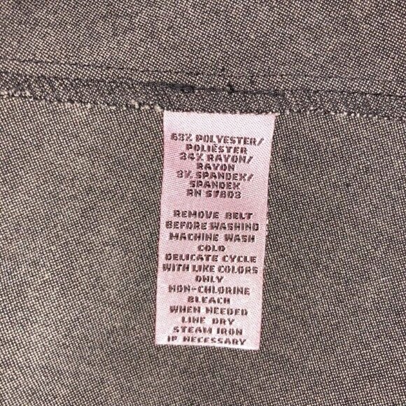 Bandolino Skirt Womens Size 10 Stretch Work Career Brown Flared EUC - Picture 7 of 7